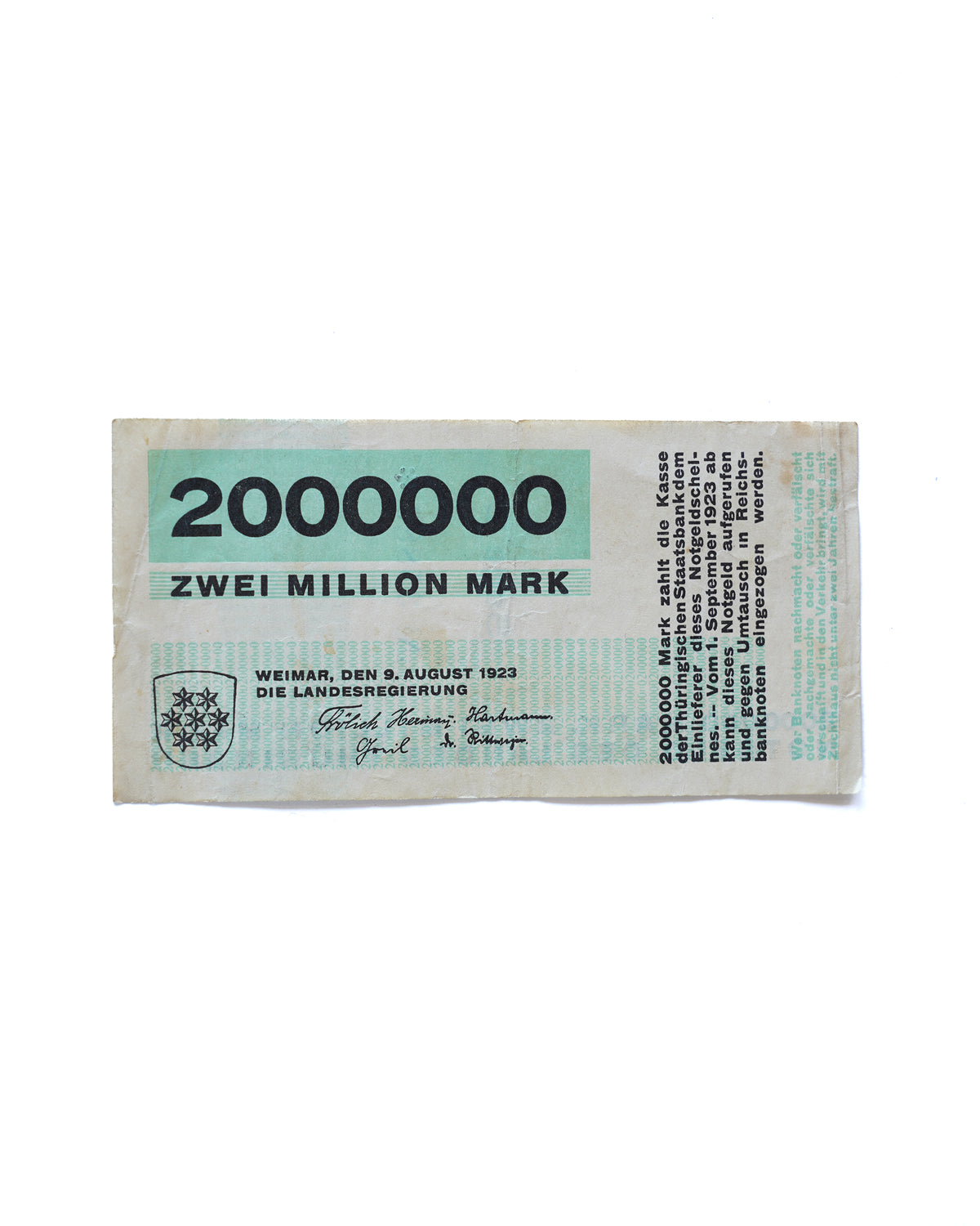 Notgeld . Herbert Bayer