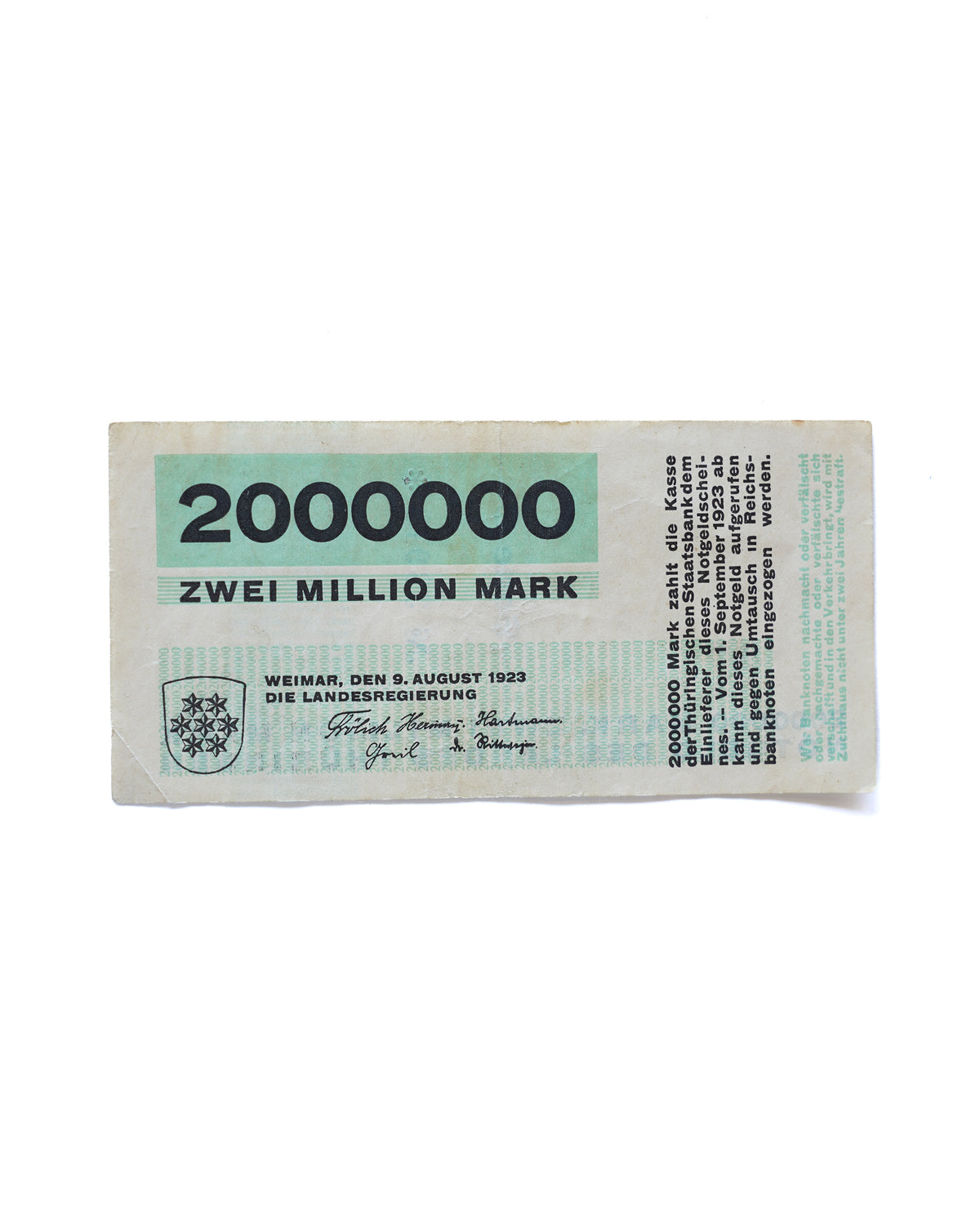 Notgeld . Herbert Bayer