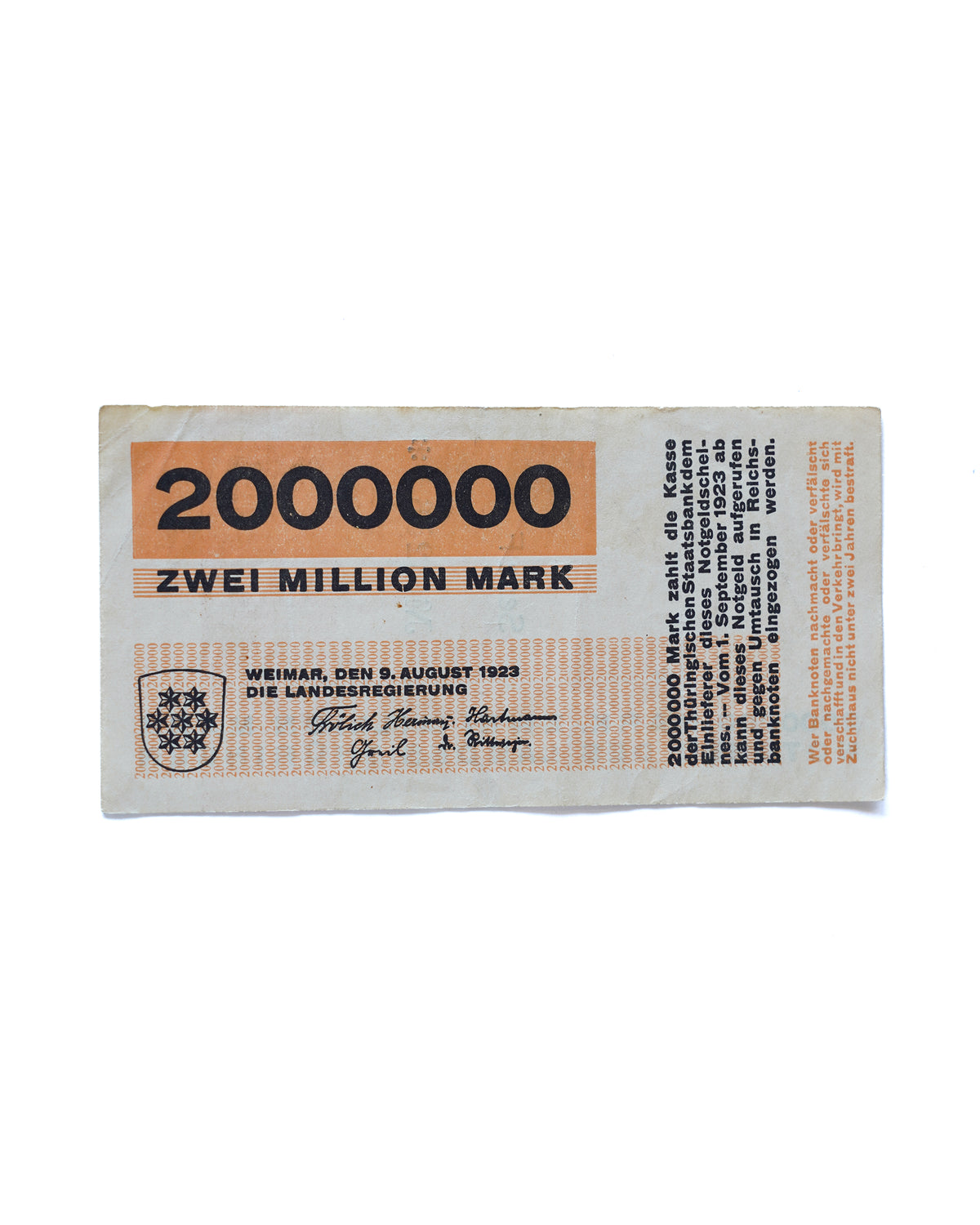 Notgeld . Herbert Bayer