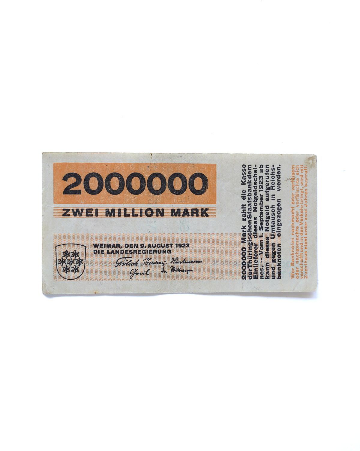 Notgeld . Herbert Bayer