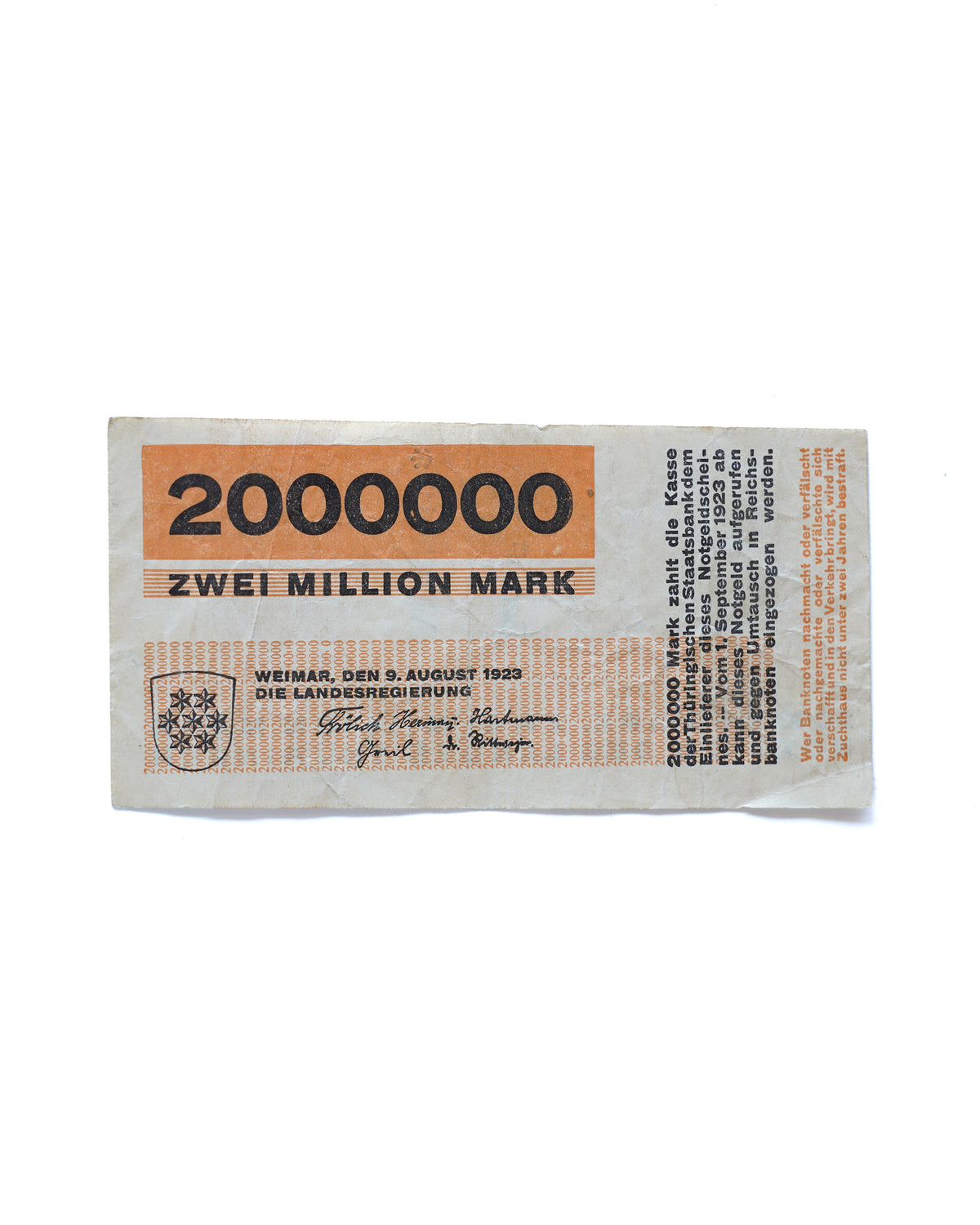 Notgeld . Herbert Bayer