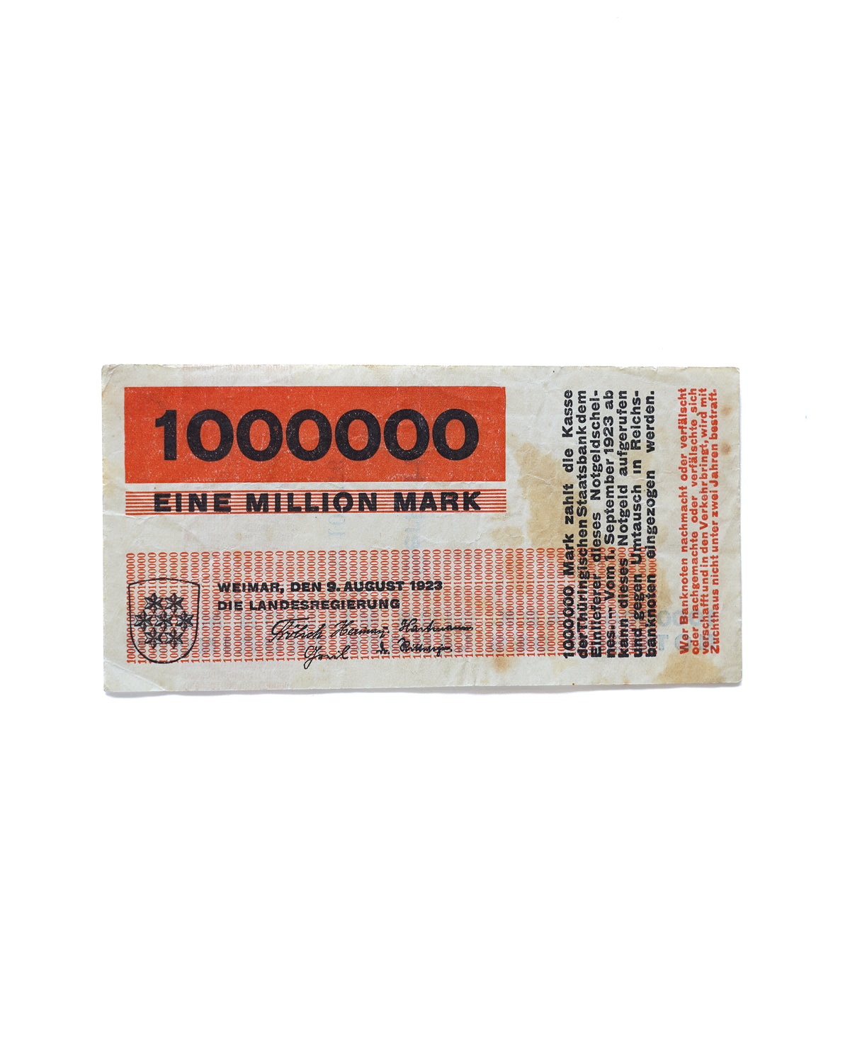 Notgeld . Herbert Bayer