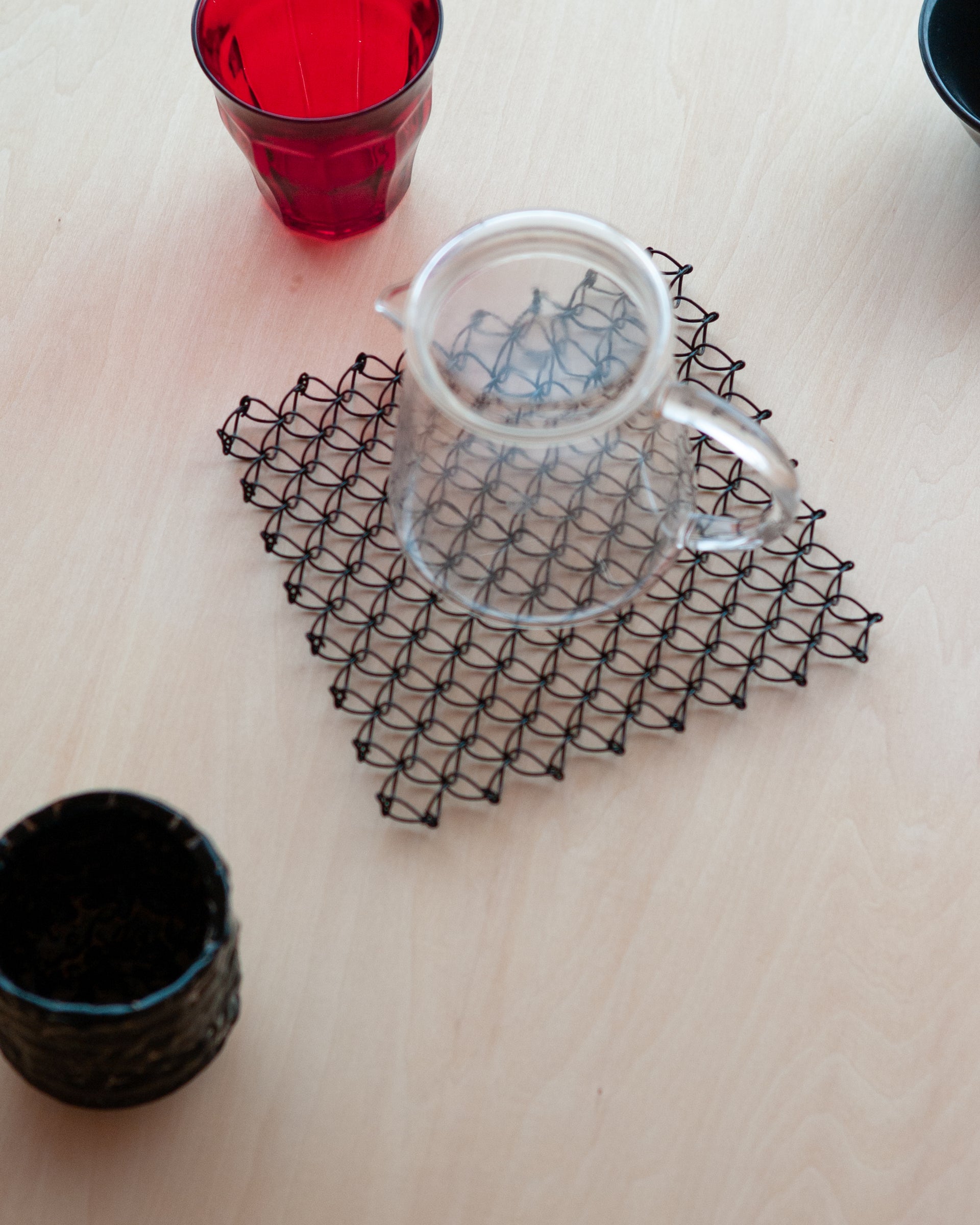 Wire Pot Stand . ワイヤー鍋敷き